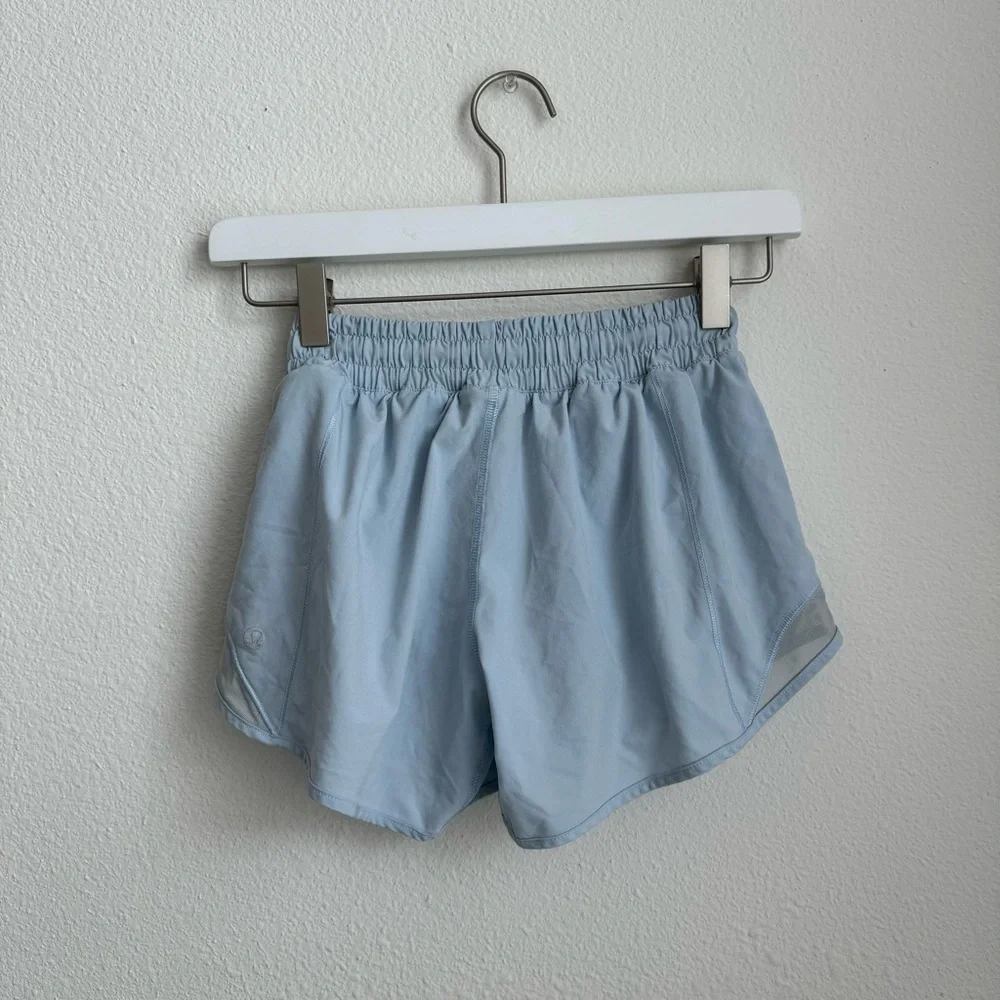 Lululemon• Tall Hotty Hot Short / Blue Linen - Picture 3 of 4